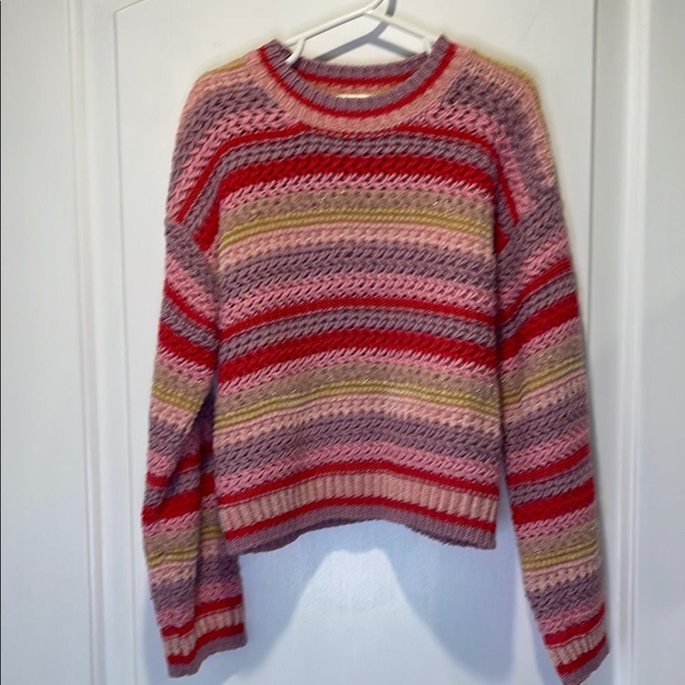 Adyson Parker Striped Multicolor Sweater size M